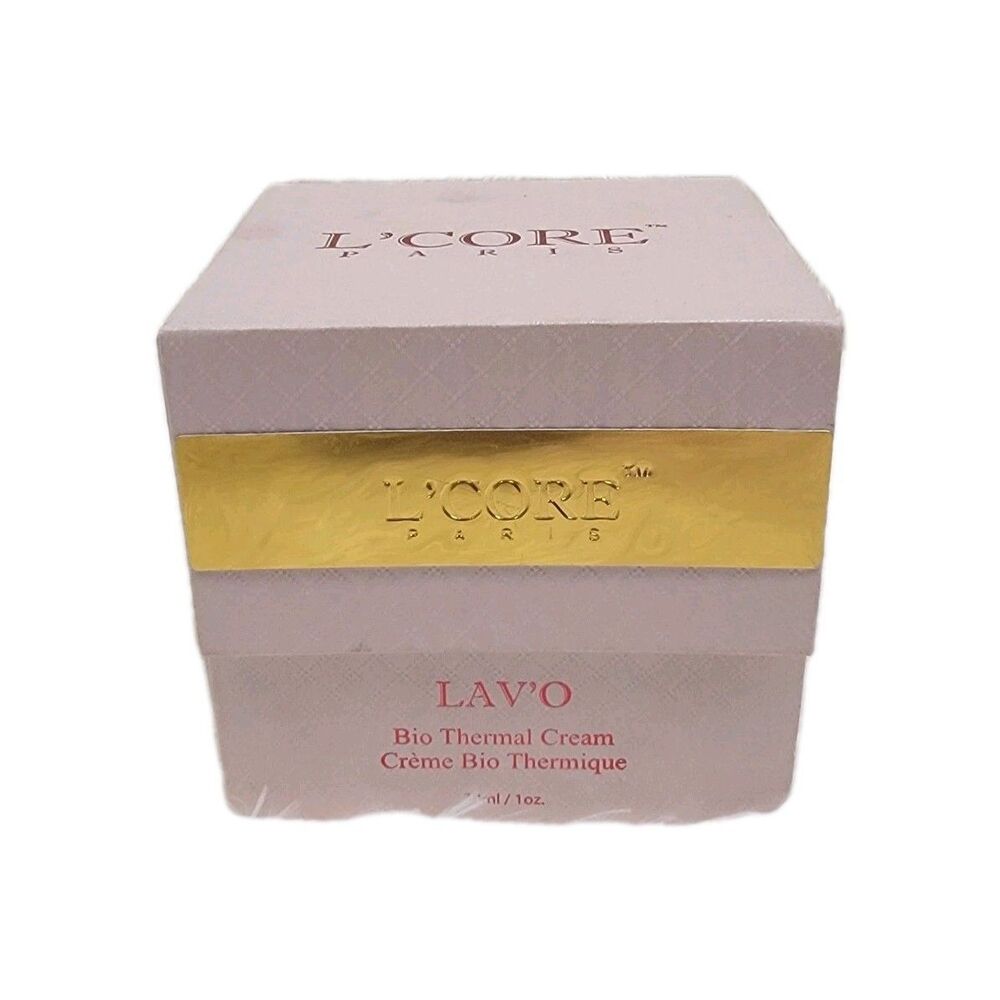 L'CORE PARIS LAV'O Bio Thermal Cream 1 Oz New in Box $850 MSRP Luxury Skincare
